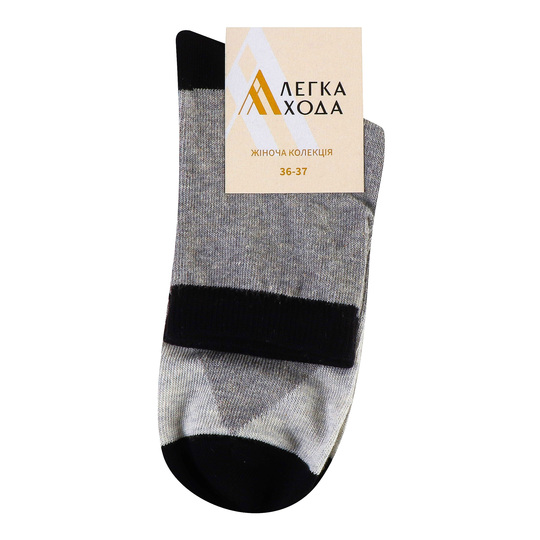 Шкарпетки жін.ЛХ, 5320 р.23,сір.сріб.