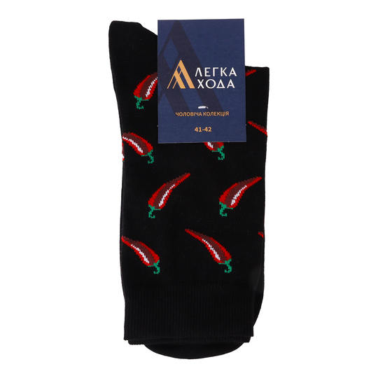 Шкарпетки чол.ЛХ 6344 р.27,чорний