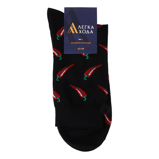 Шкарпетки чол.ЛХ 6344 р.29,чорний