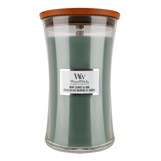 Свічка Велика Листя М'яти та Дуб 609г