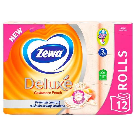Папір туал.цел.3ш. Zewa Deluxe Перс.12шт