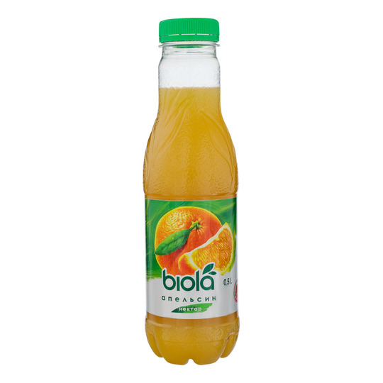 Нектар Біола апельсин 0,5л ПЕТ