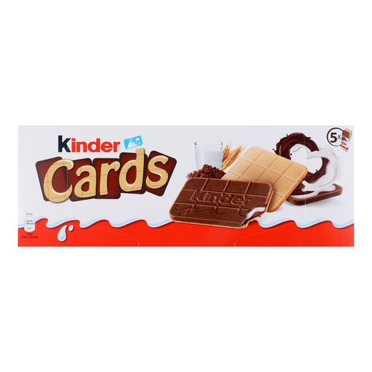 Печиво cards Kinder 128г