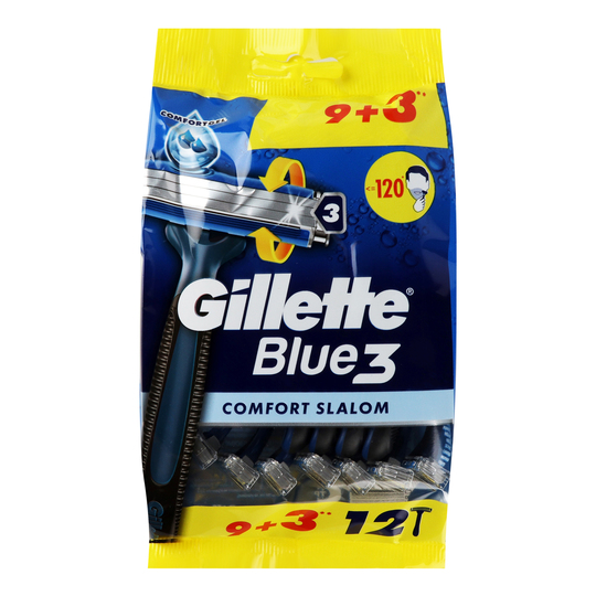 Бритви одноразові Gillette Blue 3 9+3шт