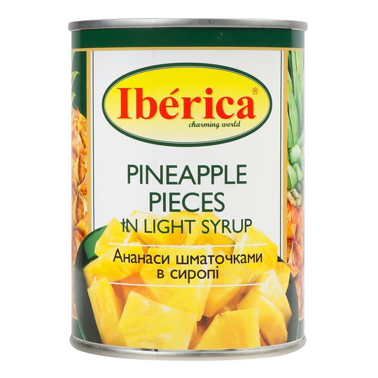 Ананаси консервовані шматочками 565г