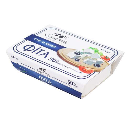 Сир Фіта 50% GoodMilk ван. 170г