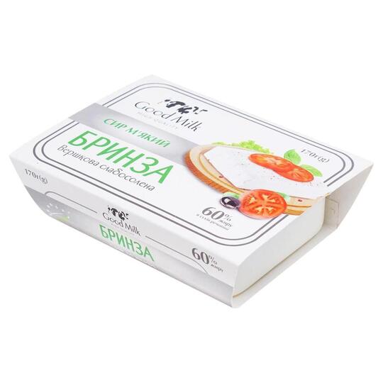 Сир Бринза 60% GoodMilk вер.с/с ван.170г
