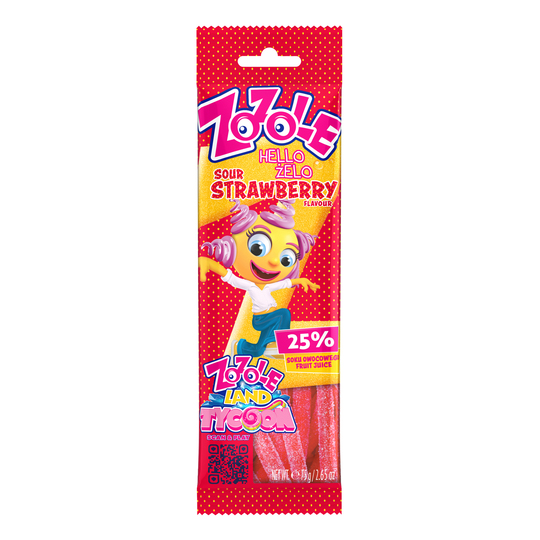 Цукерки желейні Полуниця Zozole 75г