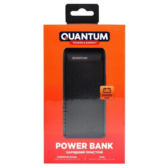 УМБ Power bank Quantum чорний 20000мАгод