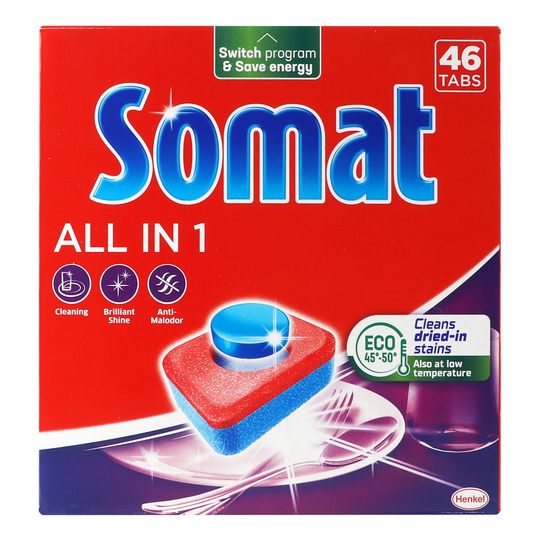 Таблетки для ПММ Somat Все в 1 46шт