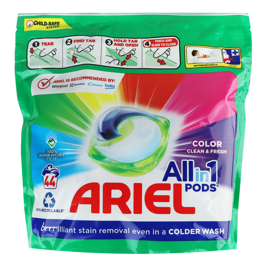 Капсули д/пран. авт. Ariel Колор 44шт
