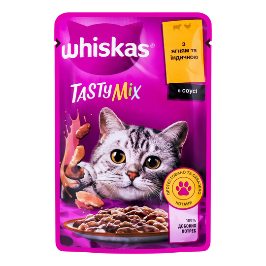 Корм д/кот.пауч Whiskas TM Ягня Інд. 85г