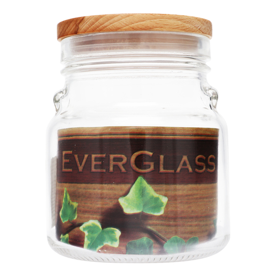 Банка скляна з/дер.криш.Everglass 550мл