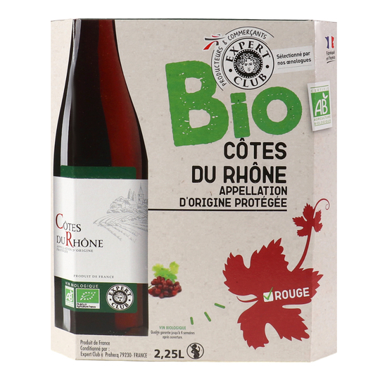 Вино Expert Club Cotes ч/сух14%2,25л т/п