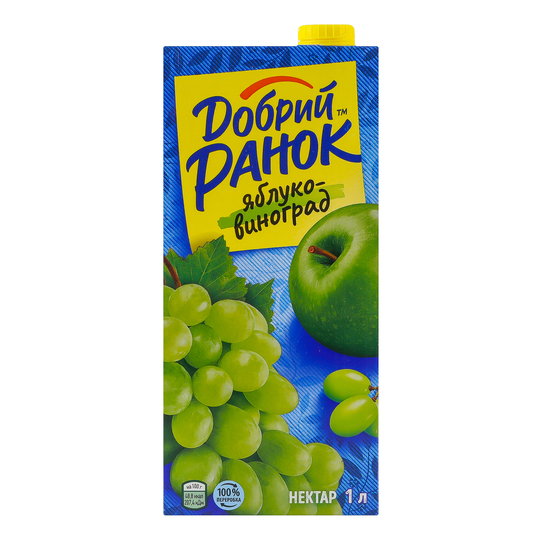 Нектар Добрий Ранок ябл., вин. 1л т/п