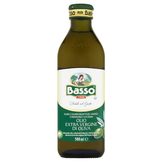 Олія оливкова Extra Virgin Basso 500г