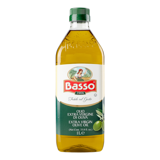 Олія оливкова Extra Virgin Basso 1л