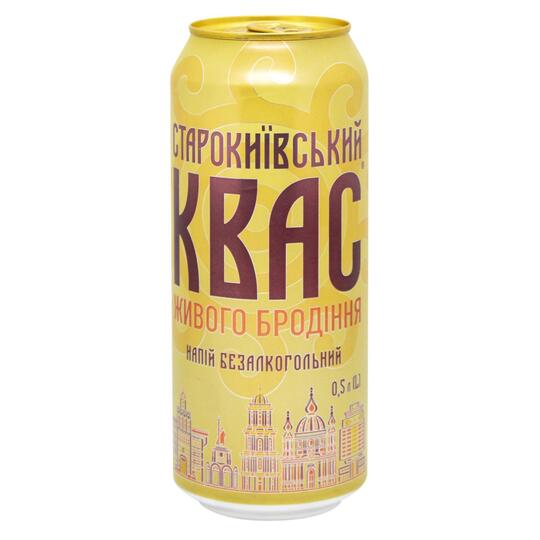 Квас Старокиївський 0,5л з/б