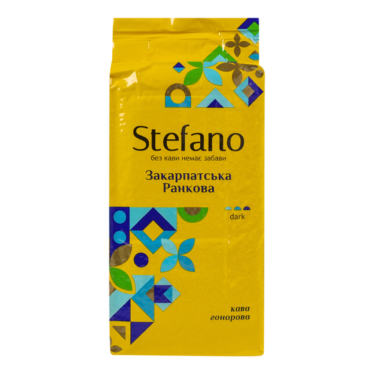 Кава мел.Закарпат.Ранкова Stefano 230г