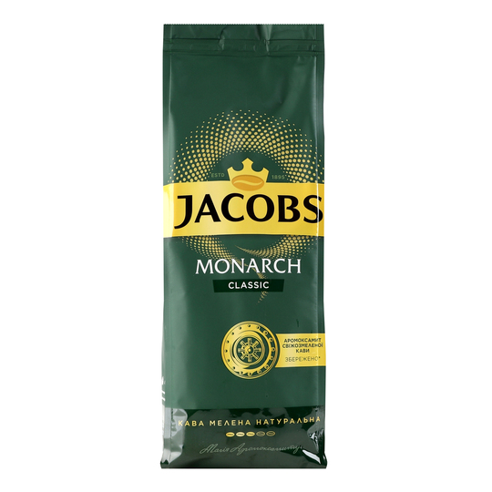 Кава мел.Якобз Монарх Класік 400г
