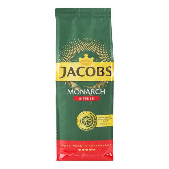 Кава мел.Якобз Монарх Інтенс 400г