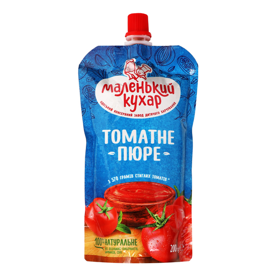 Пюре томатне Маленький кухар 200г