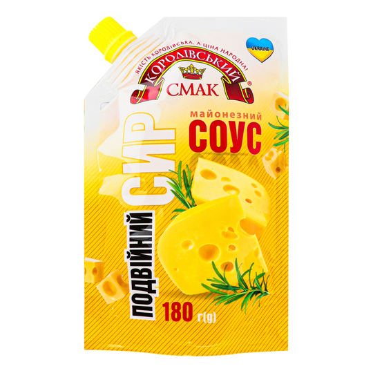 Соус майонезний 30% сир КС 180г