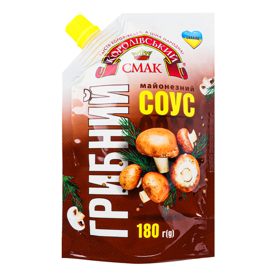 Соус майонезний 30% грибний КС 180г