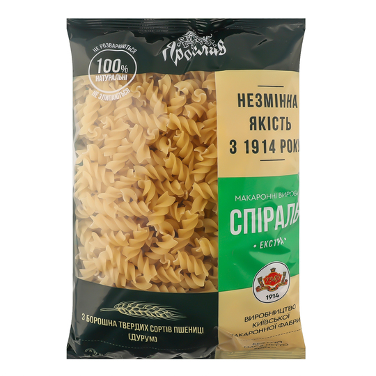 Макарони спіраль екстра Ярослав 500г м/у