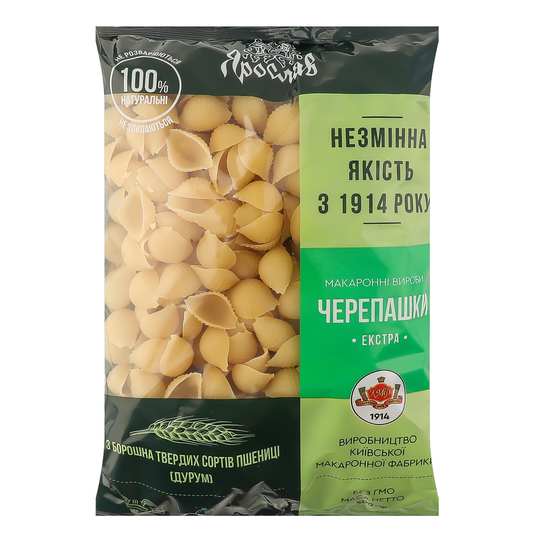 Макарони черепашки Ярослав 500г м/у