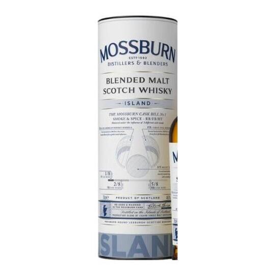 Віскі Mossburn Island Bl.Malt46%0,7л туб