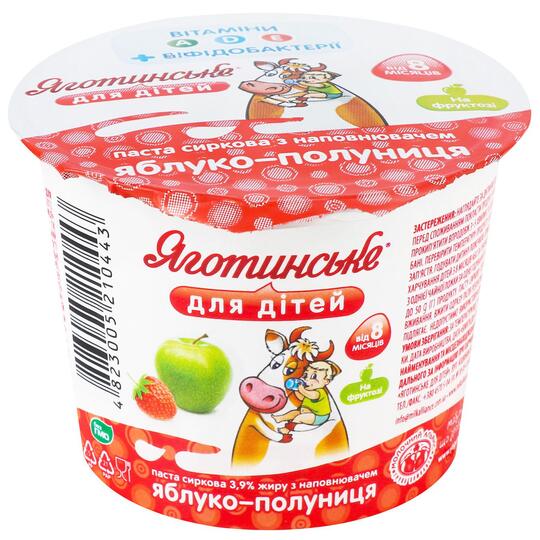 Паста сир.д/діт.3,9% Ягот/ябл+полун 90г