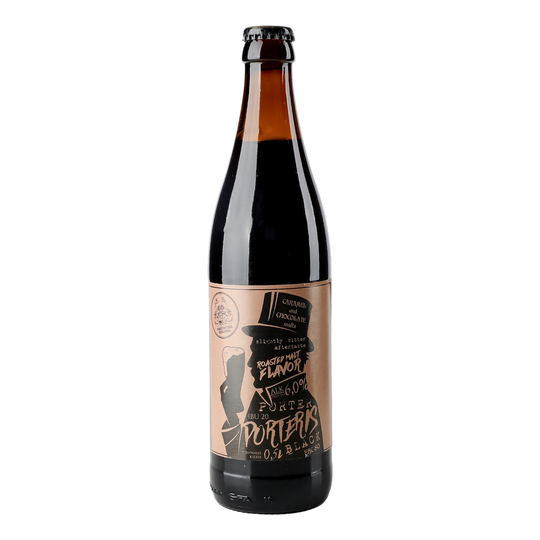 Пиво тем.неф. Porteris Alus 6% 0,5л с/пл