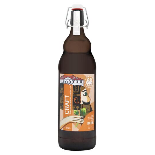 Пиво св.неф.Craft šviesusis 5% 1л с/пл