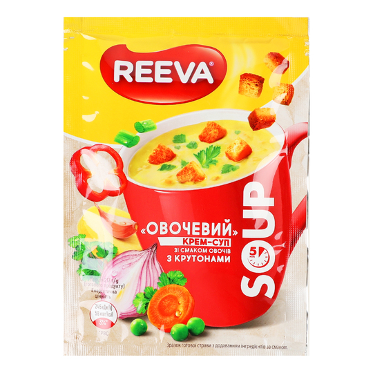 Суп крем овочевий Reeva 17г