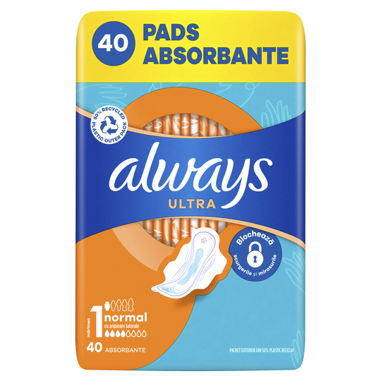 Прокладки ultra quatro Always 40шт