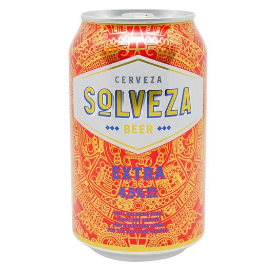 Пиво світле Solveza Extra 4,5%0,33л з/б