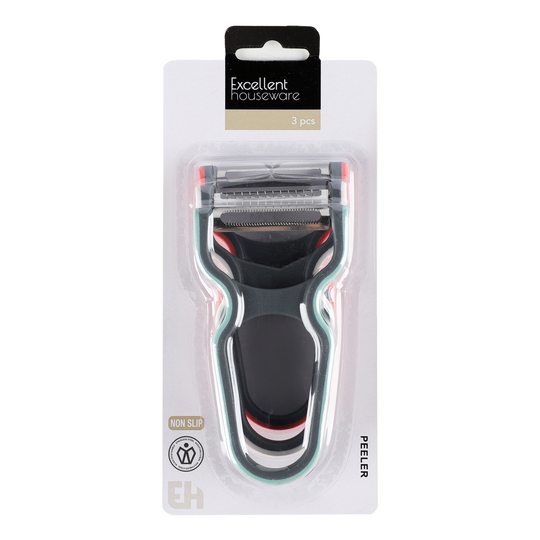 Овочечистка нерж.стал.3шт в асорт.