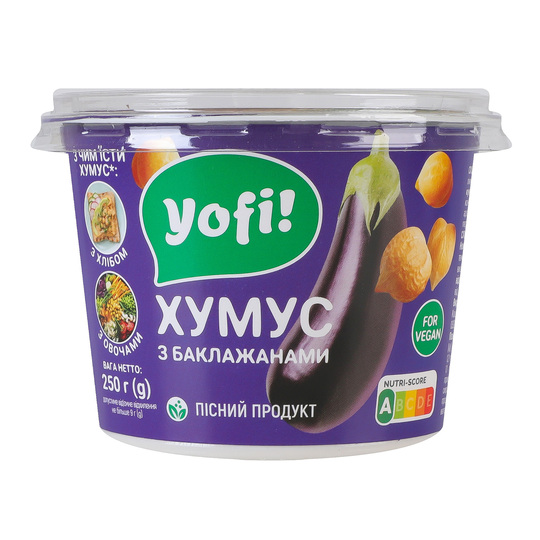 Хумус з баклажанами Yofi 250г