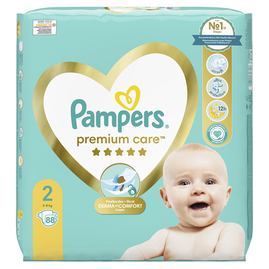 Підгузки дит.mini 4-8кг Pampers 88шт