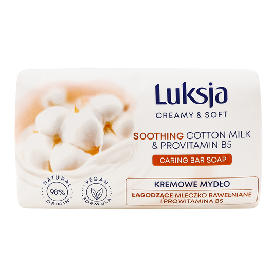 Крем-мило тверде бавовна прот.Luksja 90г