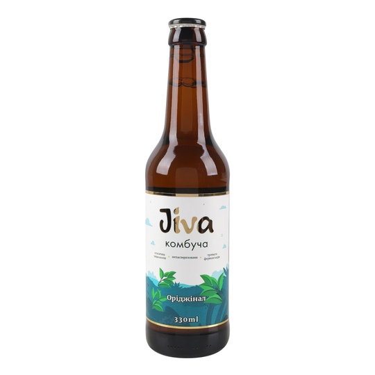 Напій н/г Jiva Комбуча орідж. 0,33 с/пл