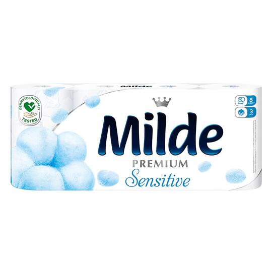 Папір туал. цел.3ш.Milde S&S Sensit. 8шт