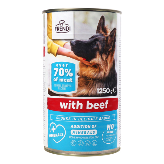 Корм д/соб.конс.Frendi шм.ялов.с. 1,25кг