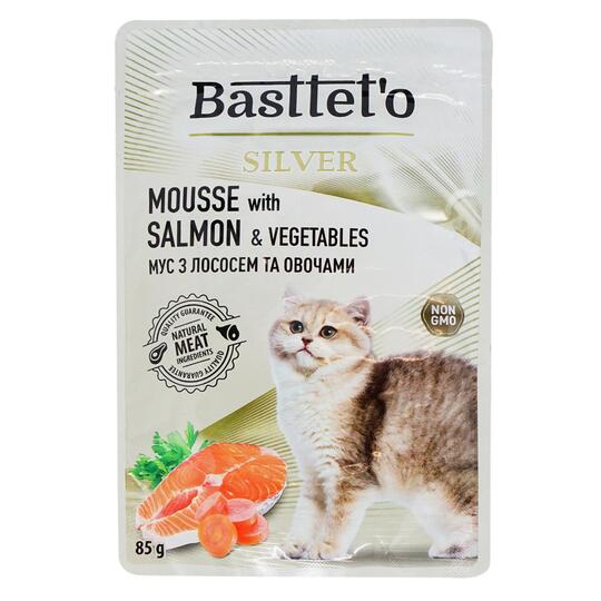 Корм д/кот.пауч Basstetto Мус лос.ов85г