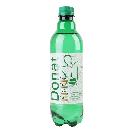 Вода газ.лік/ст.Donat 0,5л ПЕТ
