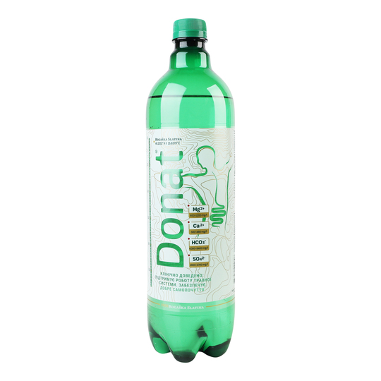 Вода газ.лік/ст.Donat 1л ПЕТ