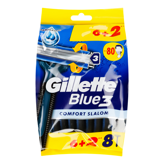 Бритви однор.сл.blueIII Gillette 6+2шт
