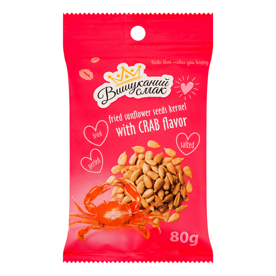 Ядро нас.соняш.краб Вишуканий Смак 80г