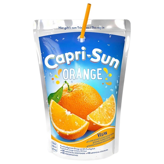 Напій сок.Capri Sun Orange 0,2л д/п